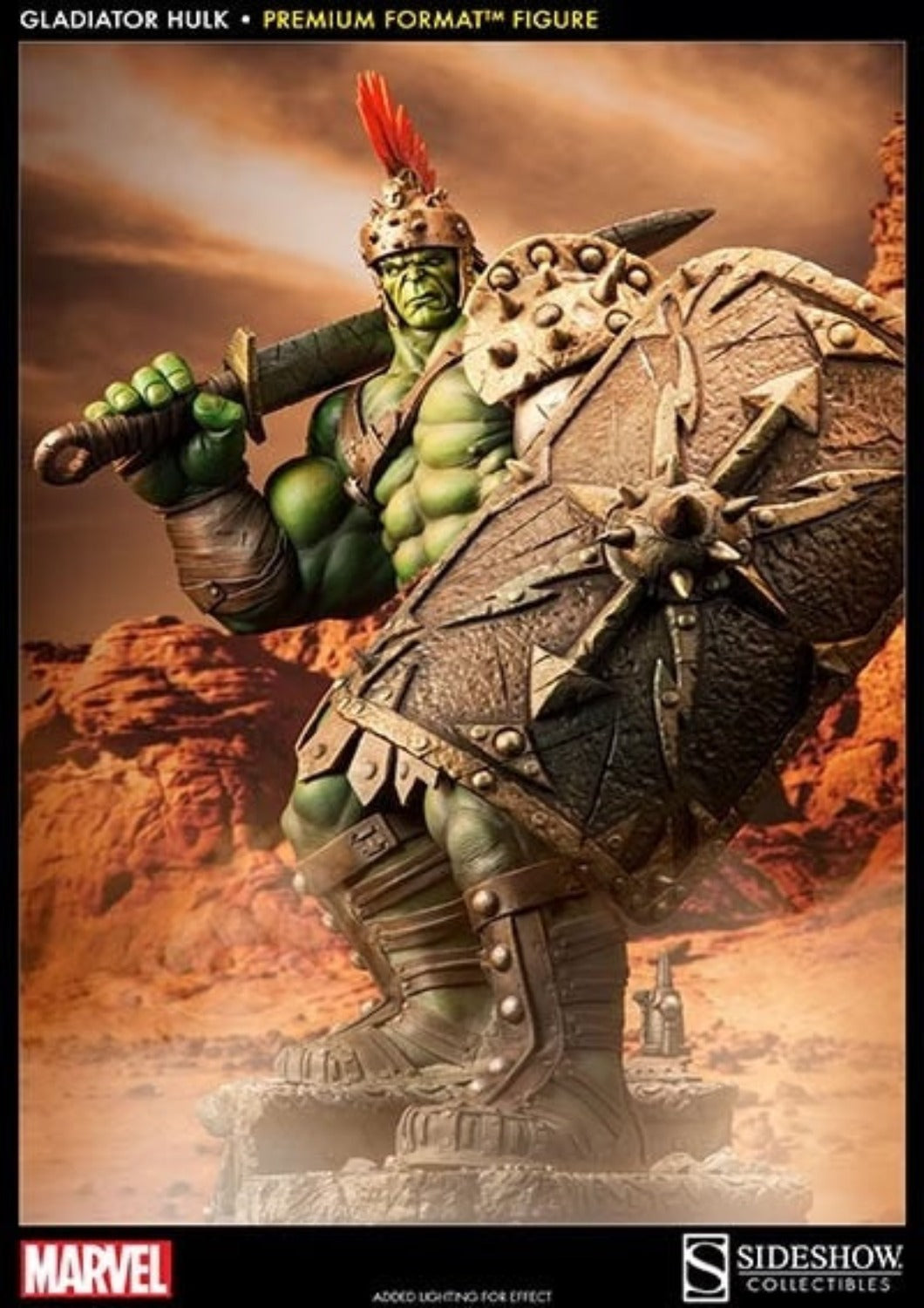 SIDESHOW GLADIATOR HULK - MARVEL - 300221 - Anotoys Collectibles