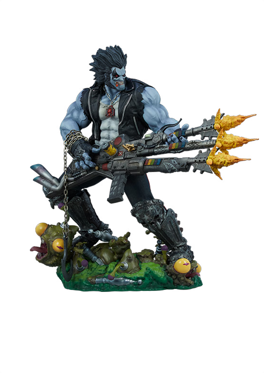 SIDESHOW DC COMICS LOBO MAQUETTE 1/4 300682 - Anotoys Collectibles
