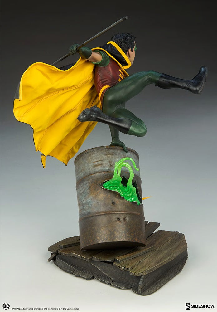 SIDESHOW COLLECTIBLES DC CLASSIC CHARACTER ROBIN STATUE 1/4 300748 - Anotoys Collectibles