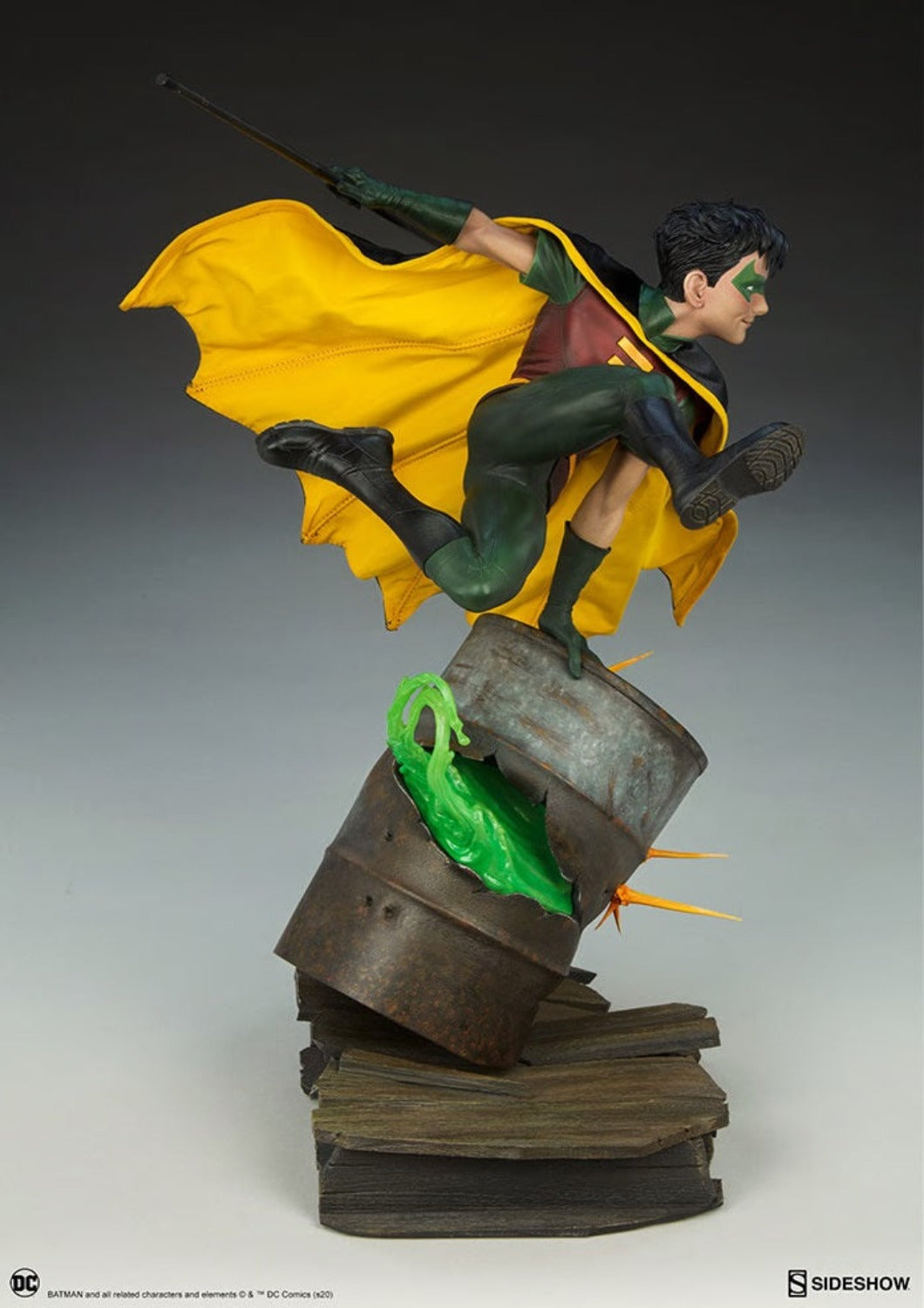 SIDESHOW COLLECTIBLES DC CLASSIC CHARACTER ROBIN STATUE 1/4 300748 - Anotoys Collectibles