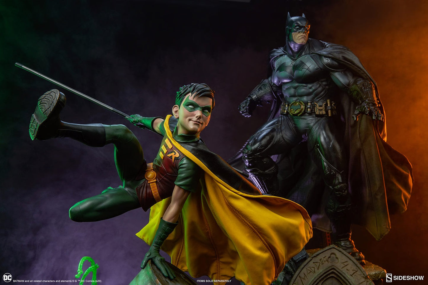 SIDESHOW COLLECTIBLES DC CLASSIC CHARACTER ROBIN STATUE 1/4 300748 - Anotoys Collectibles