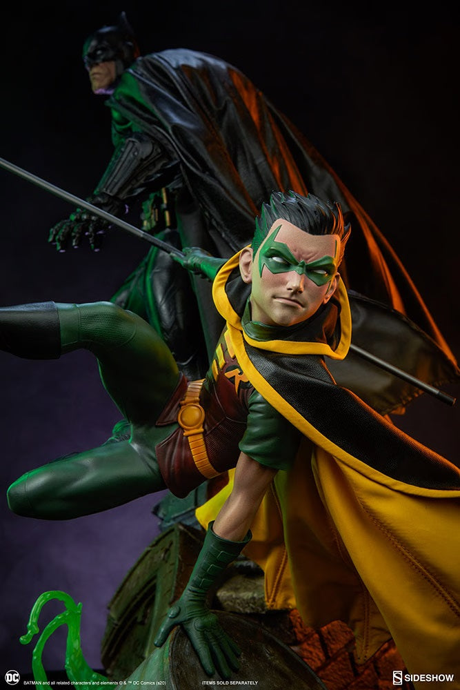 SIDESHOW COLLECTIBLES DC CLASSIC CHARACTER ROBIN STATUE 1/4 300748 - Anotoys Collectibles
