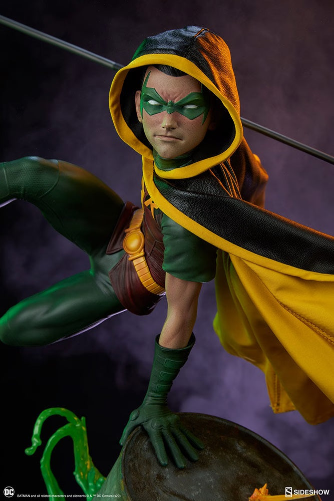 SIDESHOW COLLECTIBLES DC CLASSIC CHARACTER ROBIN STATUE 1/4 300748 - Anotoys Collectibles