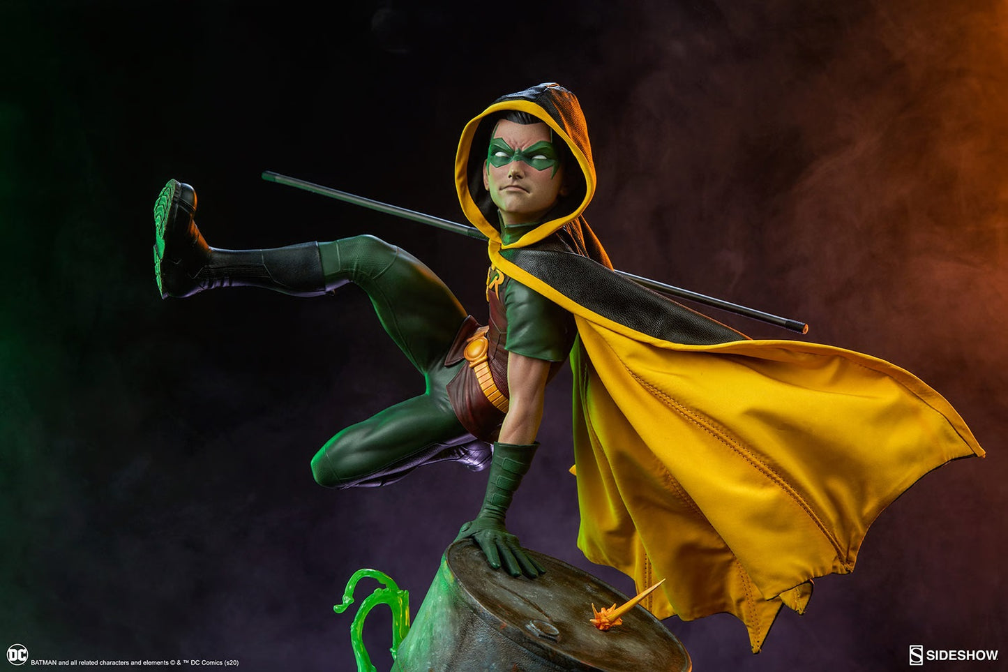 SIDESHOW COLLECTIBLES DC CLASSIC CHARACTER ROBIN STATUE 1/4 300748 - Anotoys Collectibles