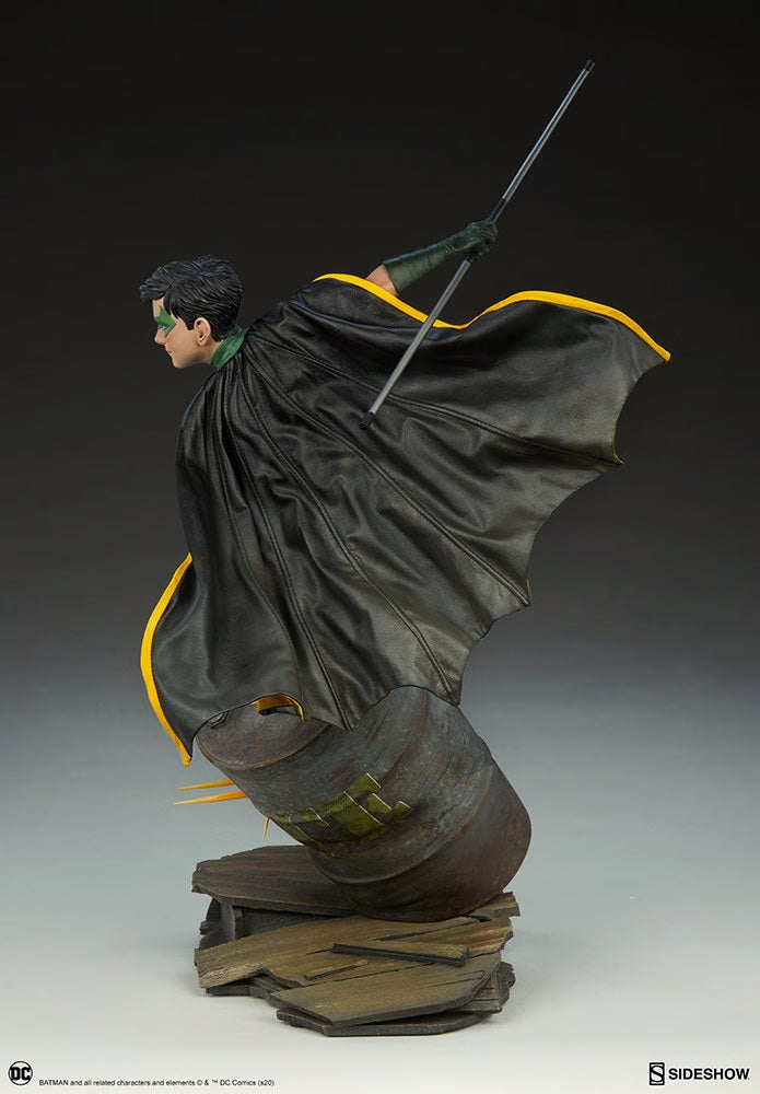 SIDESHOW COLLECTIBLES DC CLASSIC CHARACTER ROBIN STATUE 1/4 300748 - Anotoys Collectibles