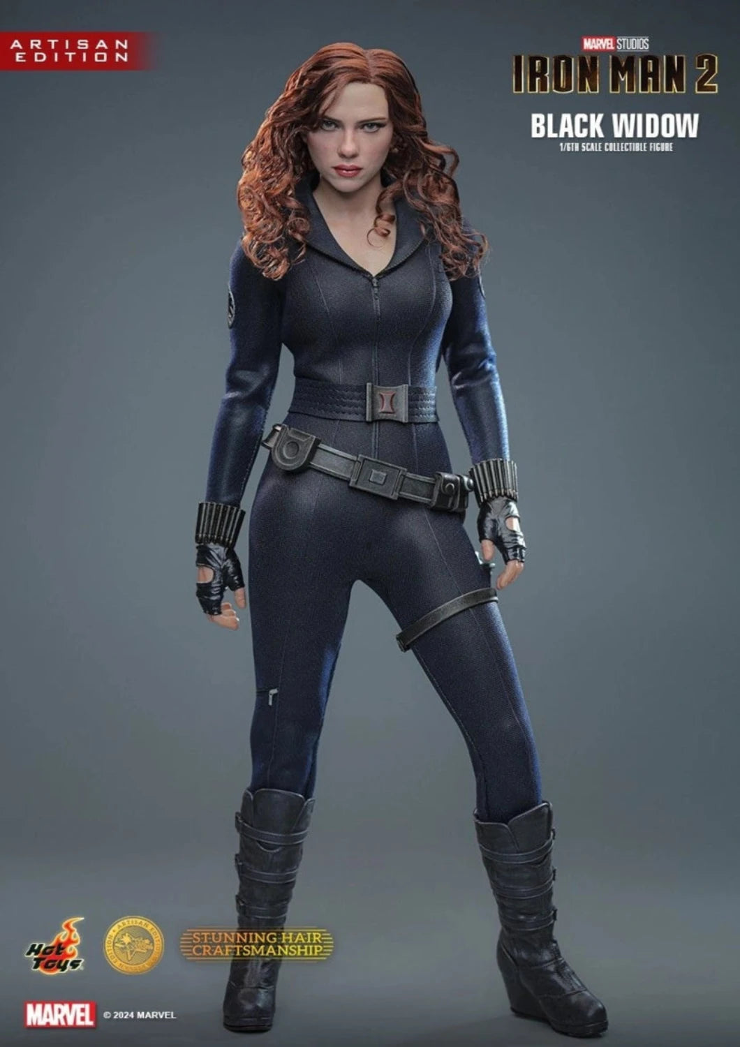 HOT TOYS MARVEL’S IRON MAN 2 - 1/6TH SCALE BLACK WIDOW (ARTISAN EDITION - MMS757AE - Anotoys Collectibles