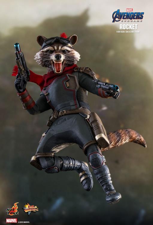 HOT TOYS MARVEL AVENGERS: ENDGAME ROCKET COLLECTIBLE FIGURE 1/6 MMS548 - Anotoys Collectibles