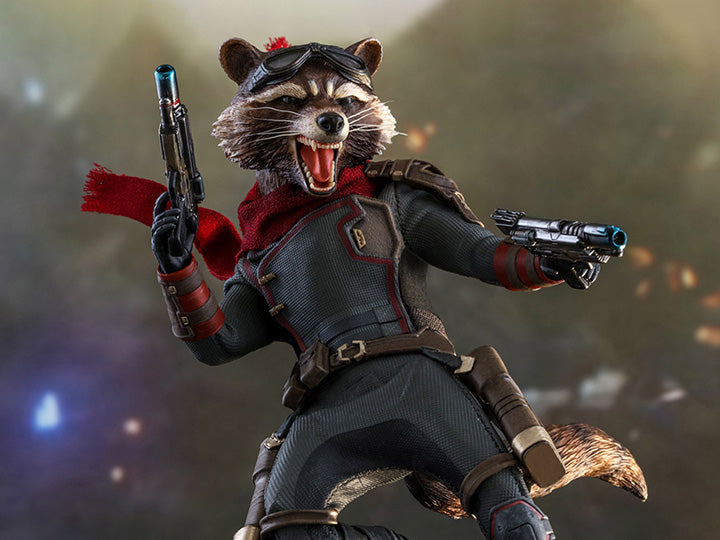 HOT TOYS MARVEL AVENGERS: ENDGAME ROCKET COLLECTIBLE FIGURE 1/6 MMS548 - Anotoys Collectibles