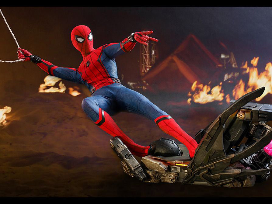 HOT TOYS SPIDERMAN: HOMECOMING SPIDERMAN (DELUXE VERSION) 1/4 QS015 - Anotoys Collectibles