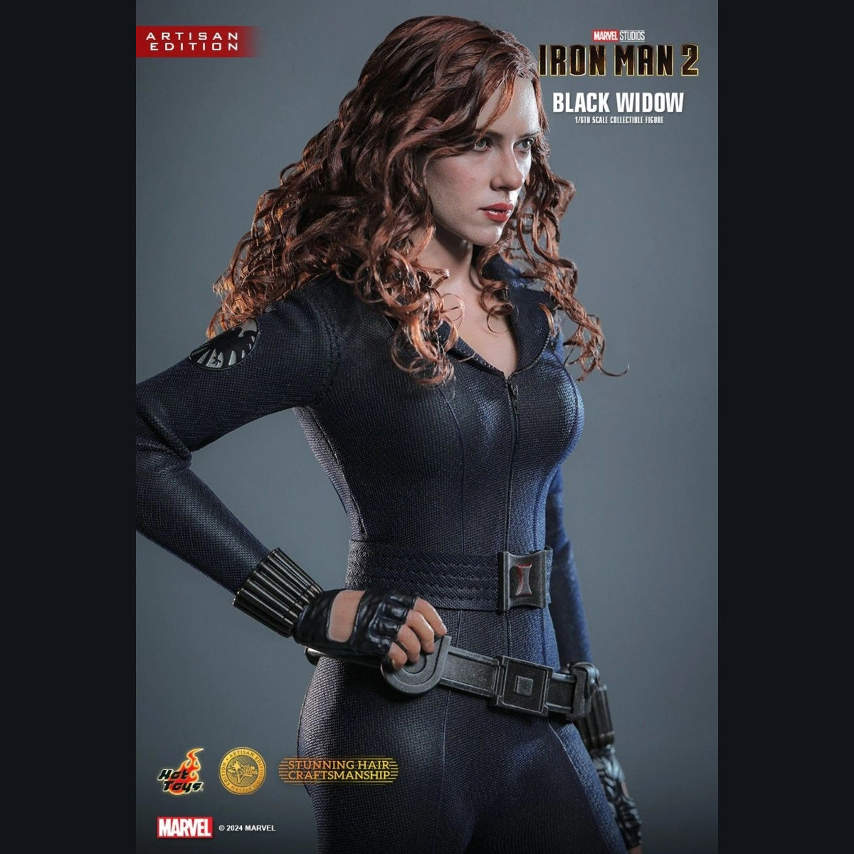 HOT TOYS MARVEL’S IRON MAN 2 - 1/6TH SCALE BLACK WIDOW (ARTISAN EDITION - MMS757AE - Anotoys Collectibles