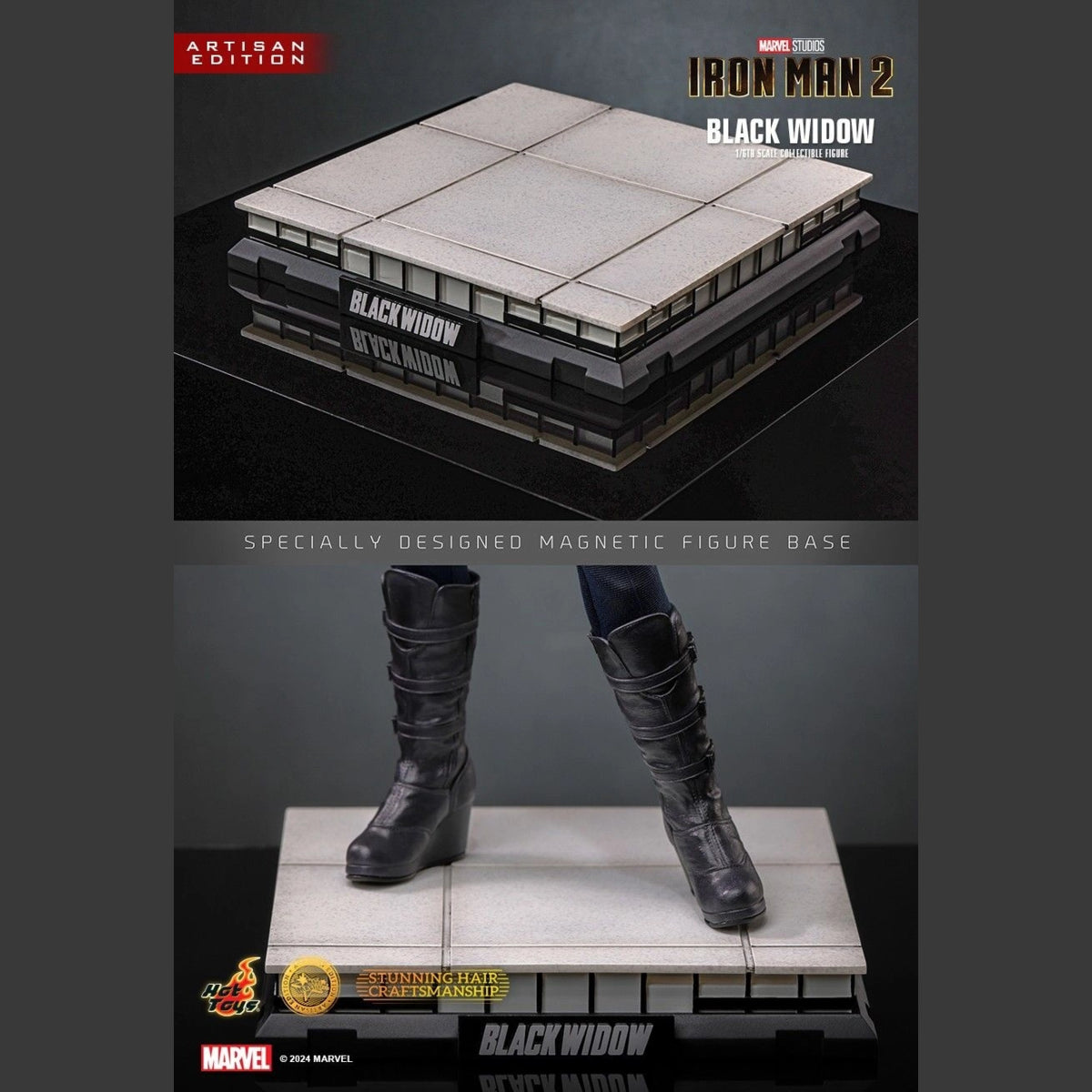 HOT TOYS MARVEL’S IRON MAN 2 - 1/6TH SCALE BLACK WIDOW (ARTISAN EDITION - MMS757AE - Anotoys Collectibles