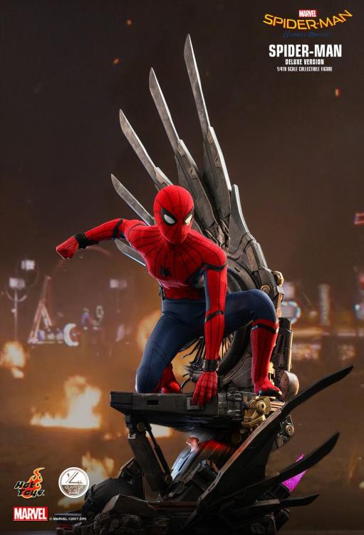 HOT TOYS SPIDERMAN: HOMECOMING SPIDERMAN (DELUXE VERSION) 1/4 QS015 - Anotoys Collectibles