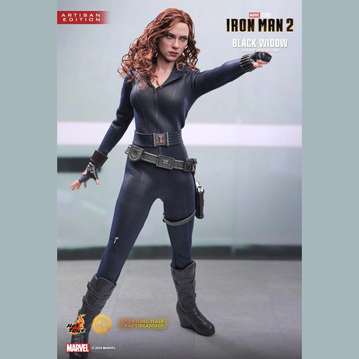 HOT TOYS MARVEL’S IRON MAN 2 - 1/6TH SCALE BLACK WIDOW (ARTISAN EDITION - MMS757AE - Anotoys Collectibles