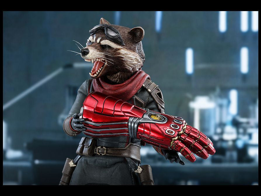 HOT TOYS MARVEL AVENGERS: ENDGAME ROCKET COLLECTIBLE FIGURE 1/6 MMS548 - Anotoys Collectibles