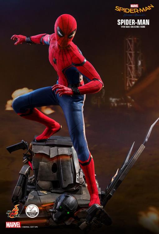 HOT TOYS SPIDER-MAN: HOMECOMING SPIDER-MAN 1/4 COLLECTIBLE FIGURE ( SPECIAL EDITION ) - QS014SE - Anotoys Collectibles