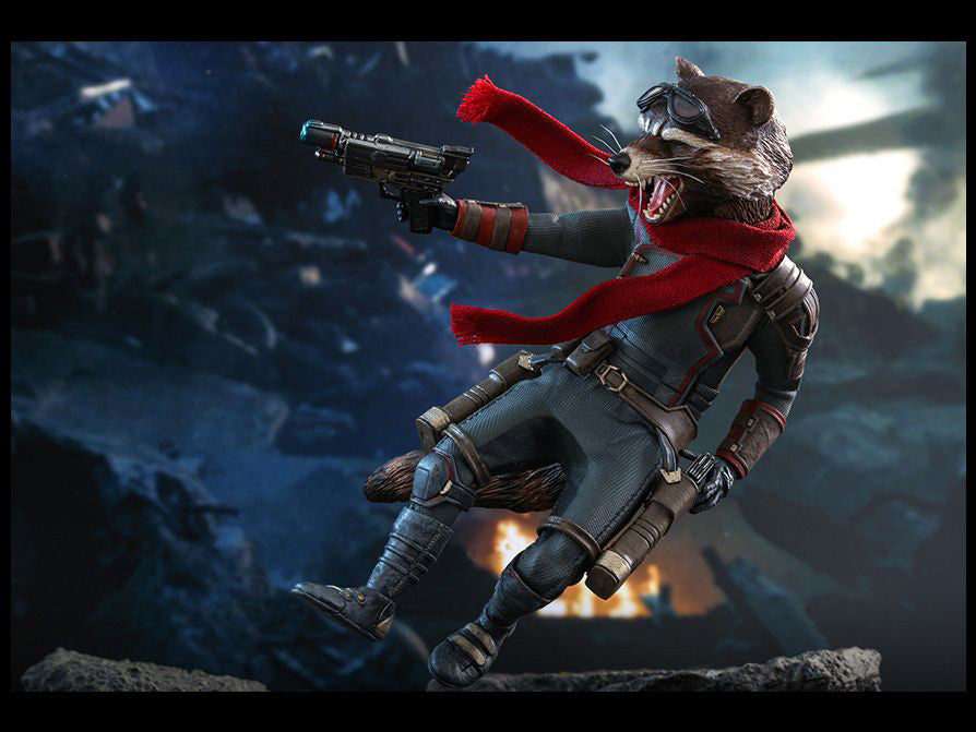 HOT TOYS MARVEL AVENGERS: ENDGAME ROCKET COLLECTIBLE FIGURE 1/6 MMS548 - Anotoys Collectibles