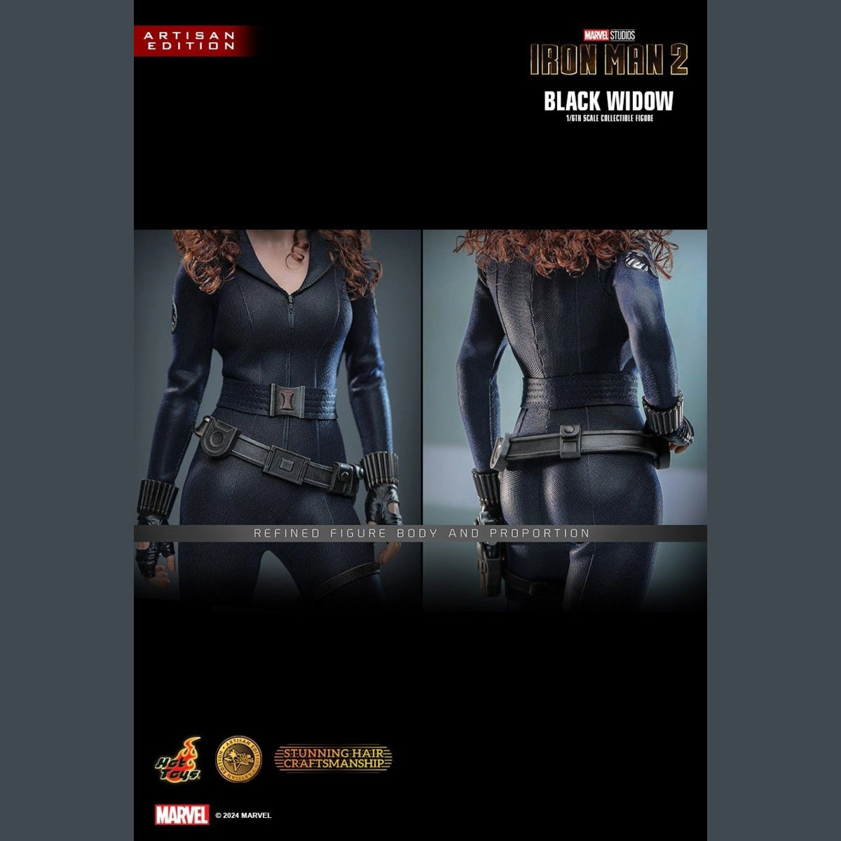HOT TOYS MARVEL’S IRON MAN 2 - 1/6TH SCALE BLACK WIDOW (ARTISAN EDITION - MMS757AE - Anotoys Collectibles