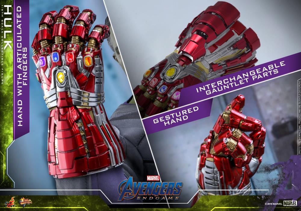 HOT TOYS MARVEL AVENGERS: ENDGAME HULK COLLECTIBLE FIGURE 1/6 MMS558 - Anotoys Collectibles