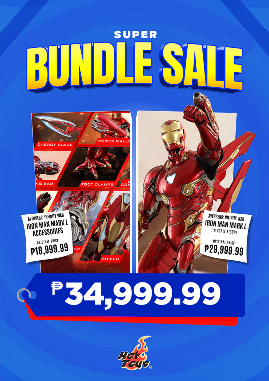 Hot toys iron man mark l accessories deals