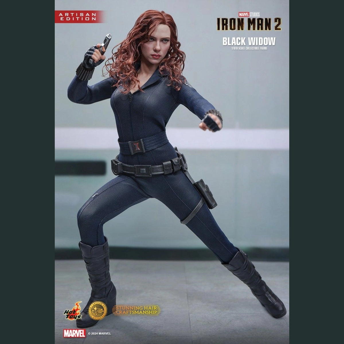 HOT TOYS MARVEL’S IRON MAN 2 - 1/6TH SCALE BLACK WIDOW (ARTISAN EDITION - MMS757AE - Anotoys Collectibles