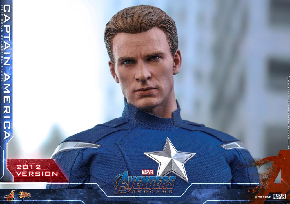 HOT TOYS AVENGERS MARVEL : ENDGAME CAPTAIN AMERICA (2012 VERSION) 1/6 MMS563 - Anotoys Collectibles