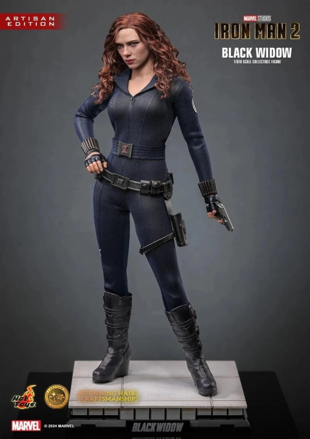 HOT TOYS MARVEL’S IRON MAN 2 - 1/6TH SCALE BLACK WIDOW (ARTISAN EDITION - MMS757AE - Anotoys Collectibles