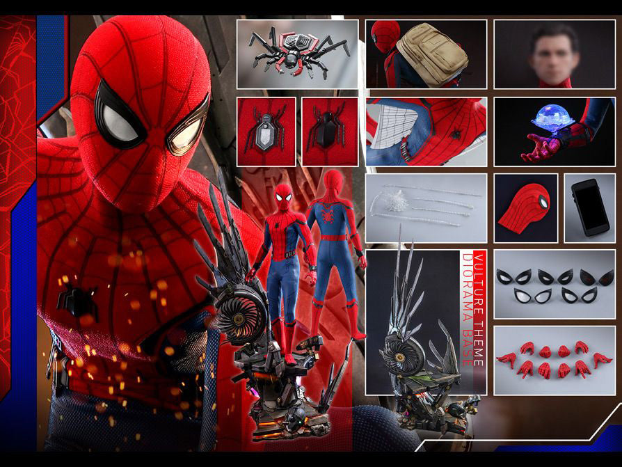 HOT TOYS SPIDERMAN: HOMECOMING SPIDERMAN (DELUXE VERSION) 1/4 QS015 - Anotoys Collectibles
