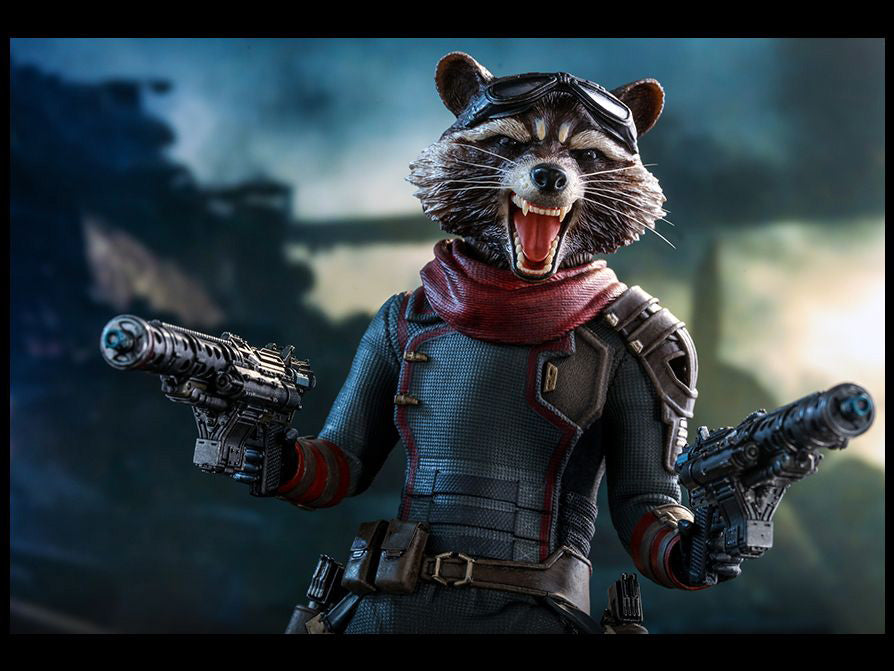 HOT TOYS MARVEL AVENGERS: ENDGAME ROCKET COLLECTIBLE FIGURE 1/6 MMS548 - Anotoys Collectibles