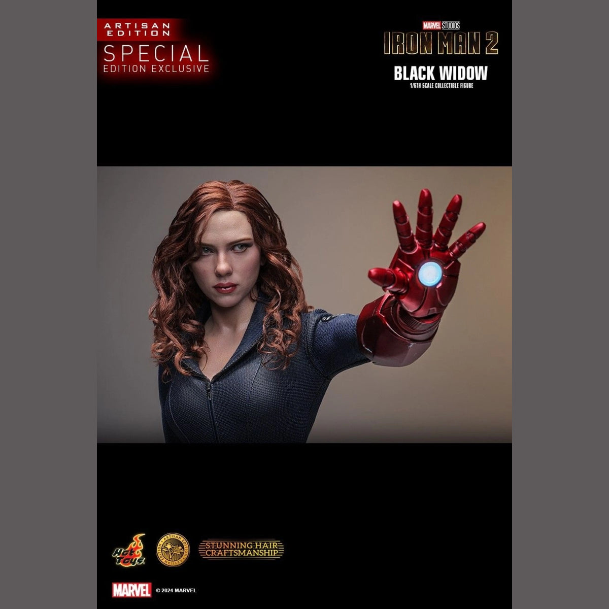 HOT TOYS MARVEL’S IRON MAN 2 - 1/6TH SCALE BLACK WIDOW (ARTISAN EDITION - MMS757AE - Anotoys Collectibles