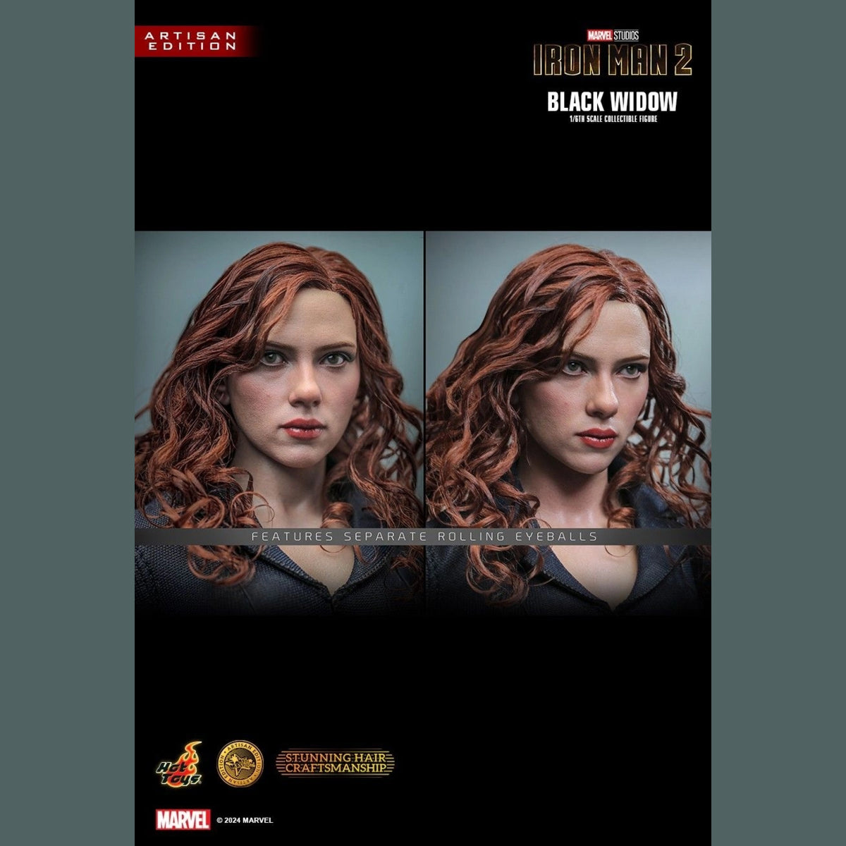 HOT TOYS MARVEL’S IRON MAN 2 - 1/6TH SCALE BLACK WIDOW (ARTISAN EDITION - MMS757AE - Anotoys Collectibles