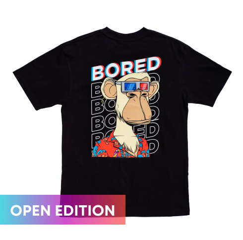 Special Edition Bored Ape Phygital Tee- BLACK BAYC1275-01 - Anotoys Collectibles