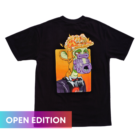 Fire Mutant Ape Tee - BLACK/WHITE MAYC25258-01 - Anotoys Collectibles