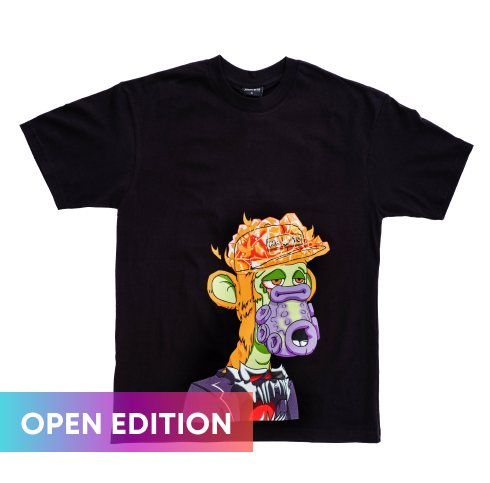 Fire Mutant Ape Tee - BLACK/WHITE MAYC25258-02 - Anotoys Collectibles