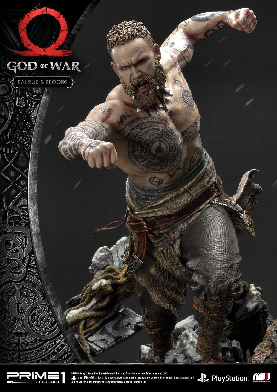 PRIME 1 STUDIO GOD OF WAR BALDUR AND BROODS 1/4 UPMGOW-01 - Anotoys Collectibles
