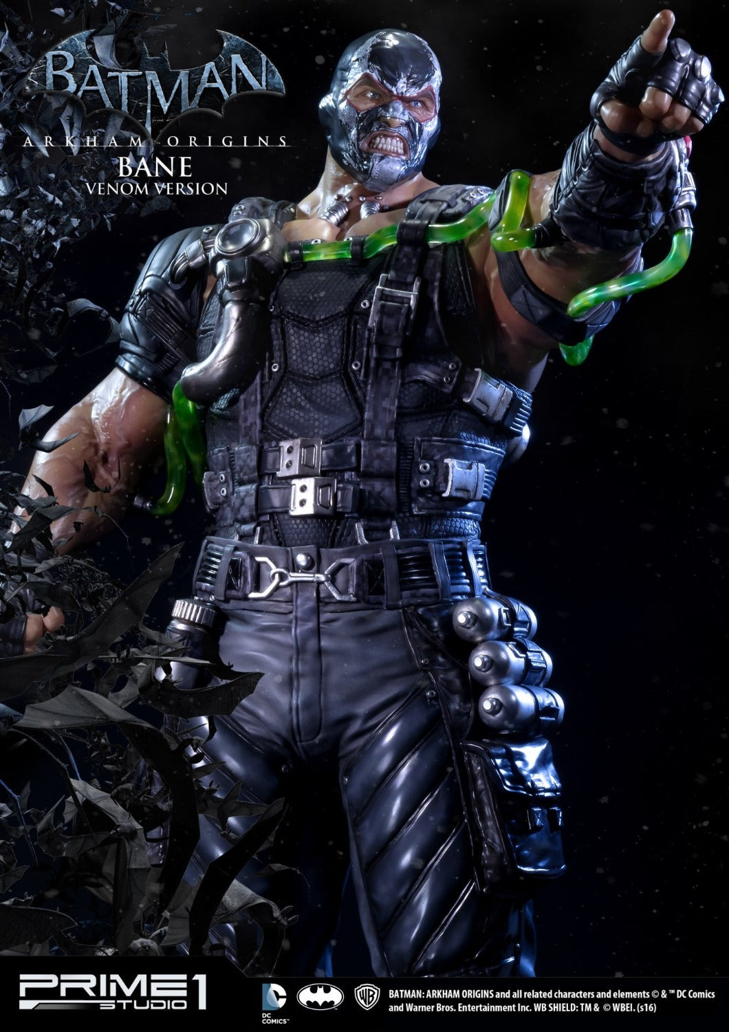 PRIME 1 STUDIO DC BATMAN ARKHAM ORIGINS BANE VENOM EDITION 1/3 SCALE - MMDC-07V - Anotoys Collectibles