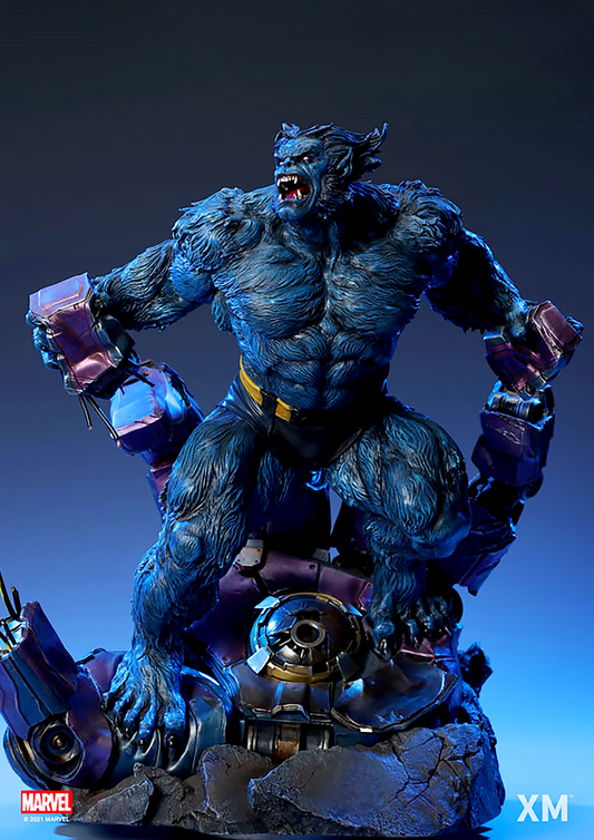 XM STUDIOS MARVEL BEAST PREMIUM COLLECTIBLE 1/4 STATUE - Anotoys Collectibles