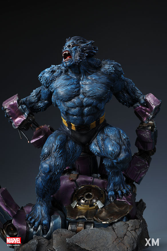 XM STUDIOS MARVEL BEAST PREMIUM COLLECTIBLE 1/4 STATUE - Anotoys Collectibles