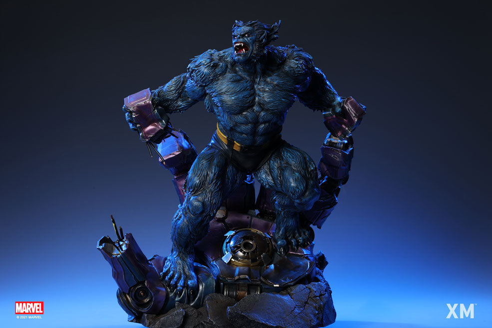 XM STUDIOS MARVEL BEAST PREMIUM COLLECTIBLE 1/4 STATUE - Anotoys Collectibles