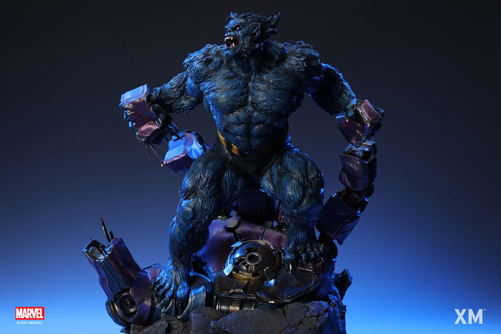 XM STUDIOS MARVEL BEAST PREMIUM COLLECTIBLE 1/4 STATUE - Anotoys Collectibles