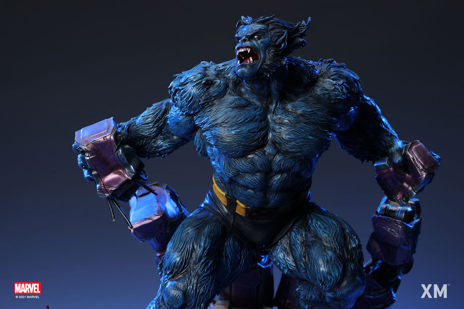 XM STUDIOS MARVEL BEAST PREMIUM COLLECTIBLE 1/4 STATUE - Anotoys Collectibles