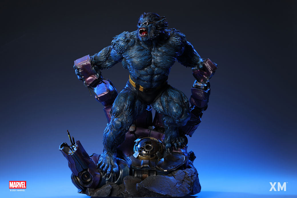 XM STUDIOS MARVEL BEAST PREMIUM COLLECTIBLE 1/4 STATUE - Anotoys Collectibles