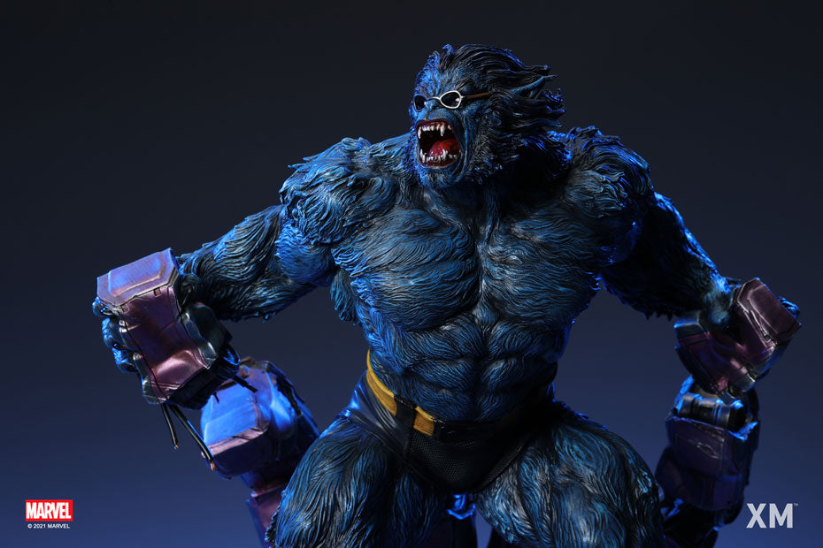 XM STUDIOS MARVEL BEAST PREMIUM COLLECTIBLE 1/4 STATUE - Anotoys Collectibles