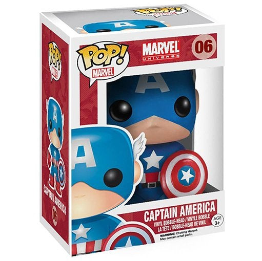 FUNKO POP! CAPTAIN AMERICA (MARVEL UNIVERSE) (06) - Anotoys Collectibles