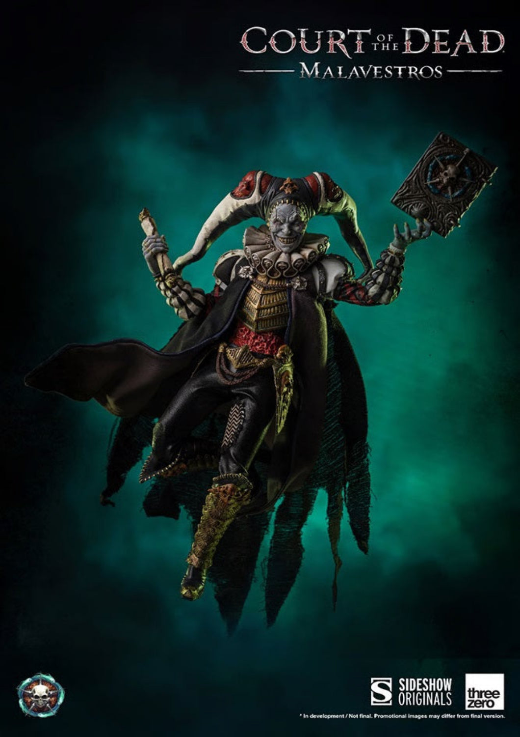 THREEZERO X SIDESHOW COURT OF THE DEAD MALAVESTROS ACTION FIGURE 1/6 3Z021700W0 - Anotoys Collectibles