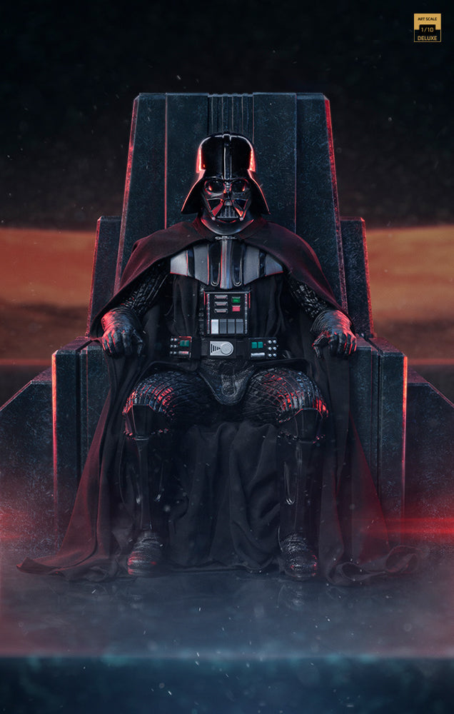 IRON STUDIOS DARTH VADER ON THRONE ART SCALE 1/10 - LUCSWR123125-10(PRE-ORDER) - Anotoys Collectibles