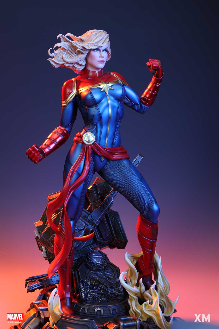 XM STUDIOS MARVEL CAPTAIN MARVEL 1/4 STATUE - Anotoys Collectibles