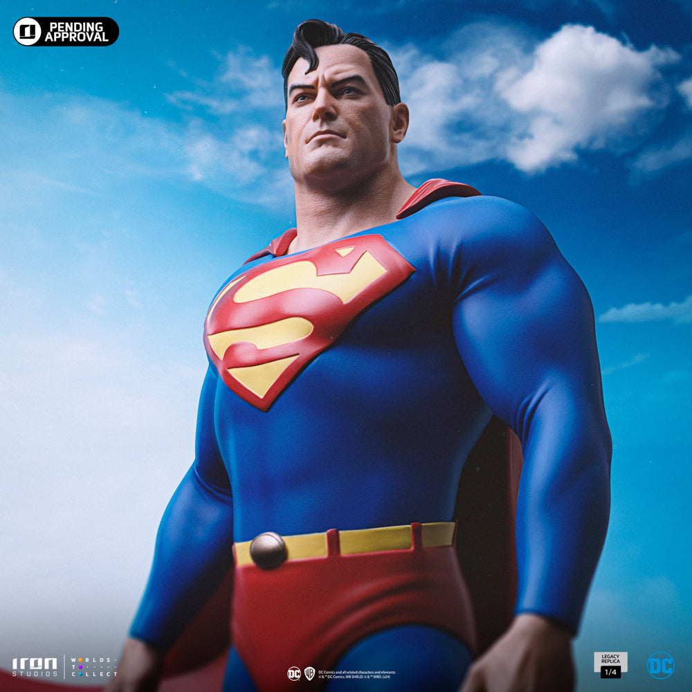 IRON STUDIOS SUPERMAN DC TRINITY LEGACY REPLICA 1/4 SCALE STATUE(PRE-ORDER) - Anotoys Collectibles