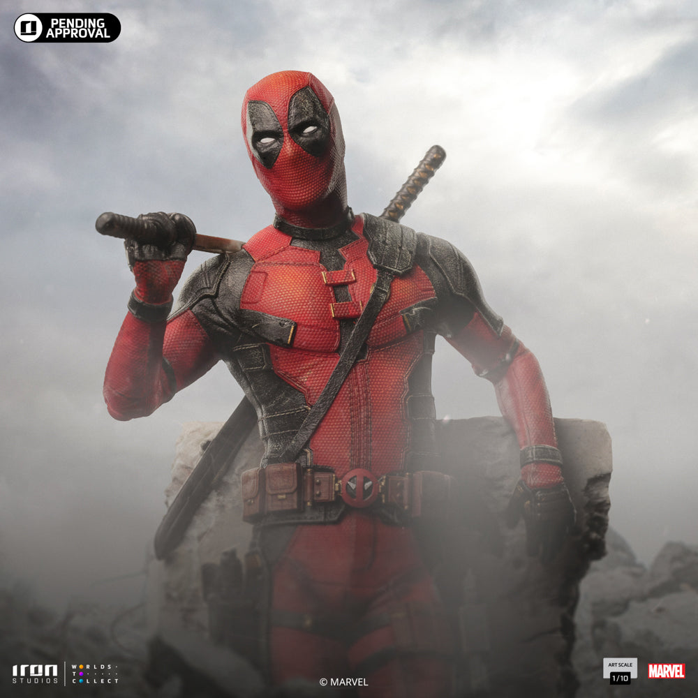 IRON STUDIOS DEADPOOL D&W 1/10 ART SCALE STATUE(PRE-ORDER) - Anotoys Collectibles
