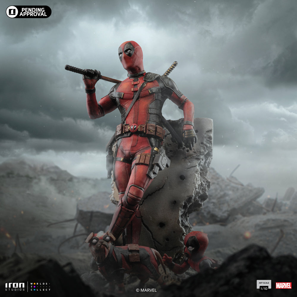 IRON STUDIOS DEADPOOL D&W 1/10 ART SCALE STATUE(PRE-ORDER) - Anotoys Collectibles