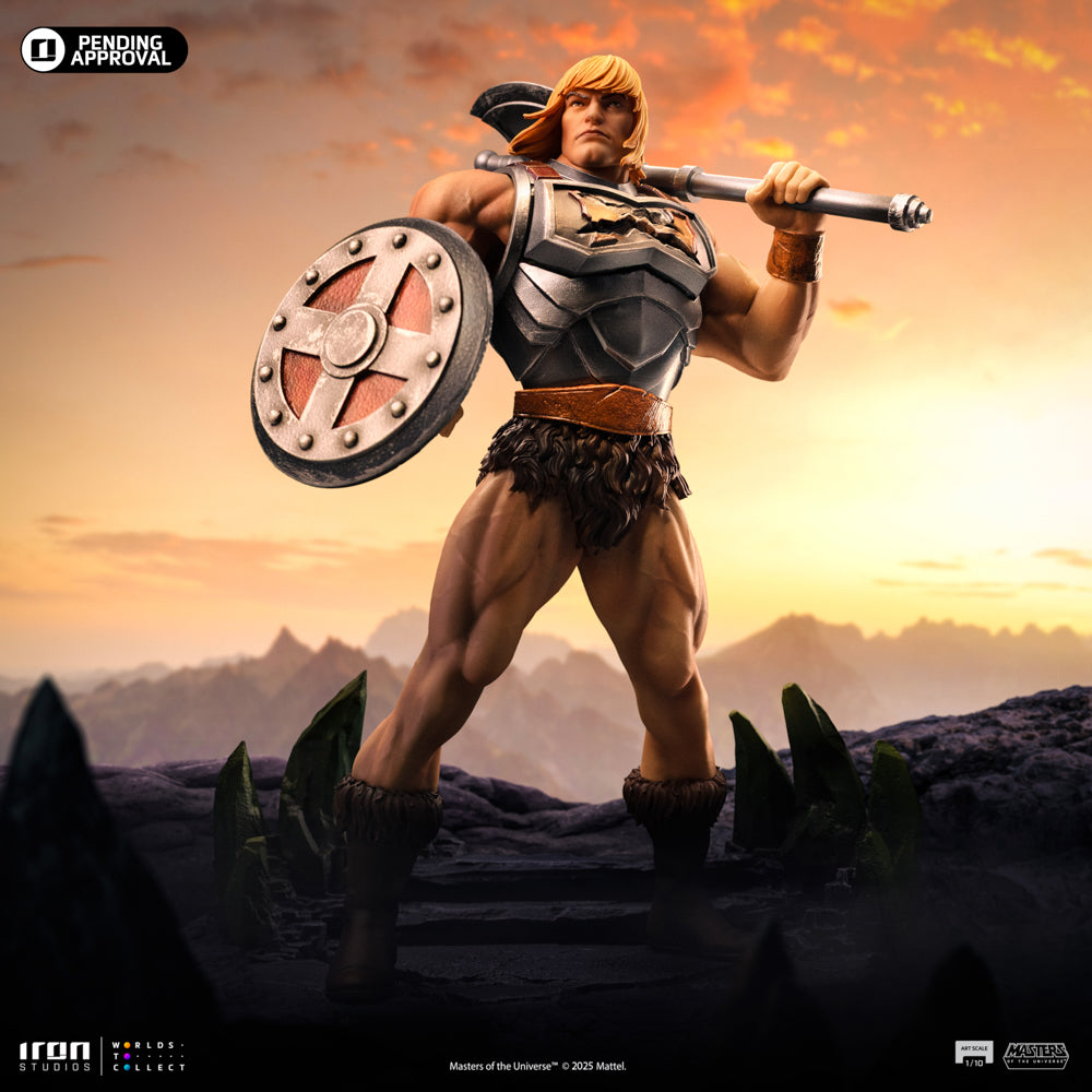 IRON STUDIOS HE-MAN (BATTLE ARMOR VER) ART SCALE 1/10 - HEMAN122825-10(PRE-ORDER) - Anotoys Collectibles